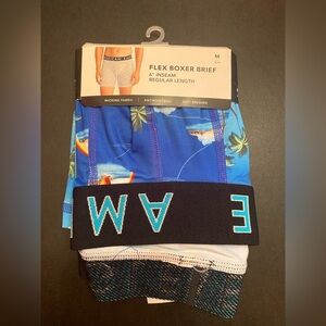 American Eagle Men's 6”Inseam Flex Boxer Briefs Wicking Fabric Size Medium